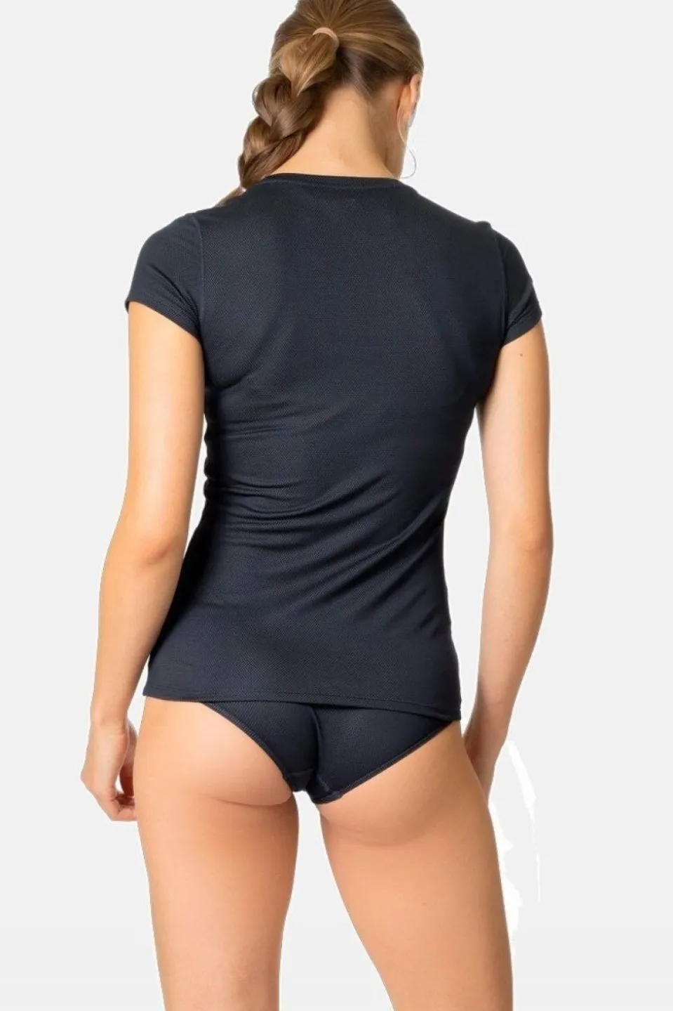 Bl Top Crew Neck S/S Active F-