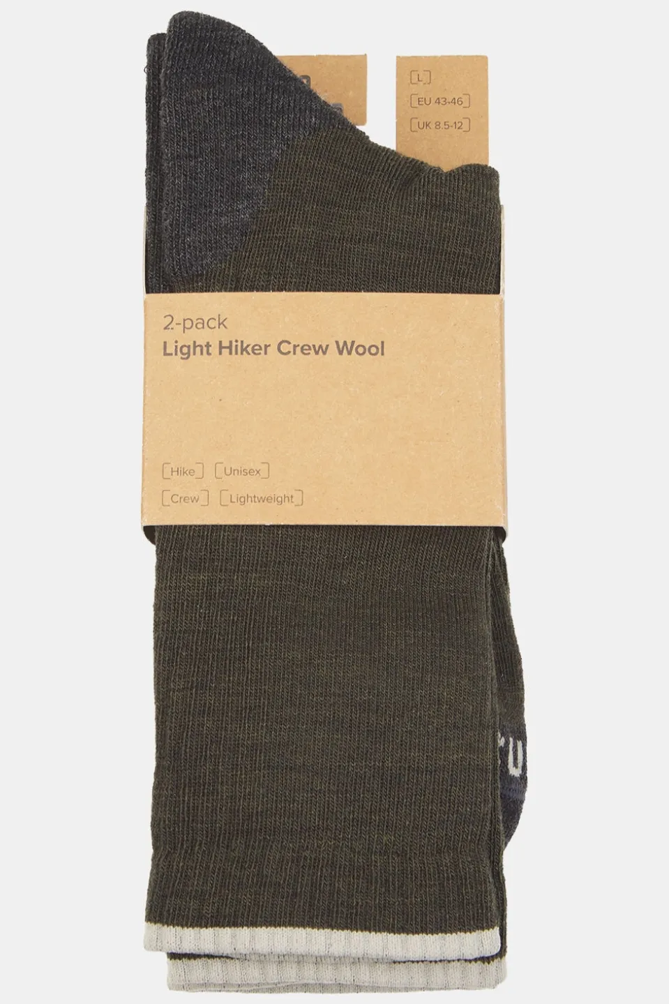 Chaussettes De Randonnée Light Hiker Crew Wool 2-Pack