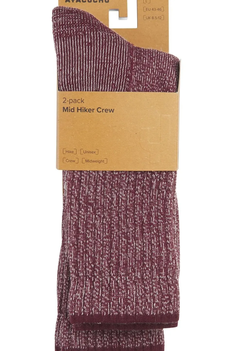 Chaussettes De Randonnée Mid Hiker Crew 2-Pack