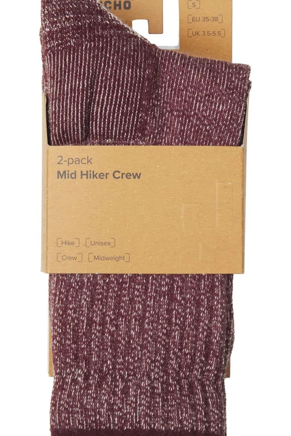 Chaussettes De Randonnée Mid Hiker Crew 2-Pack