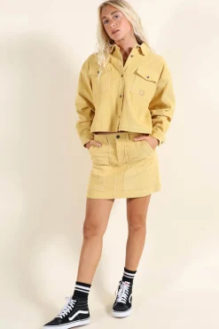 Chemise Cord Cropped