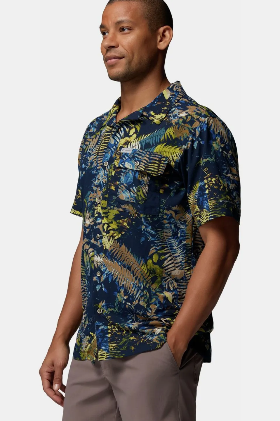 Chemise Tech Trail™ Utility Printed Woven Ss