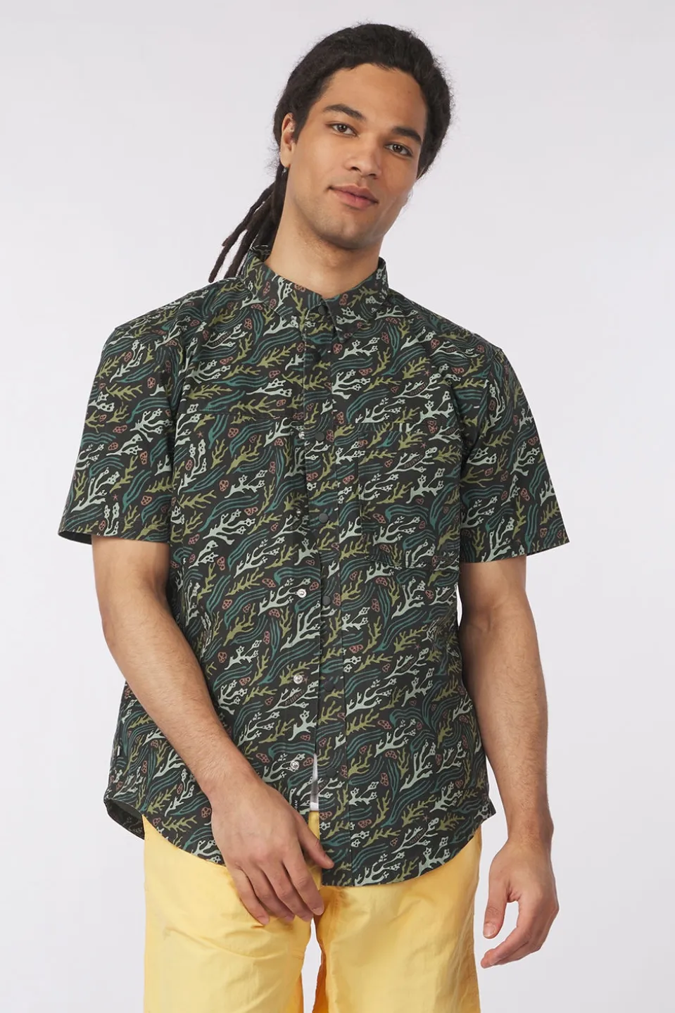 Chemise Way Ripstop Printed Short Sleeve