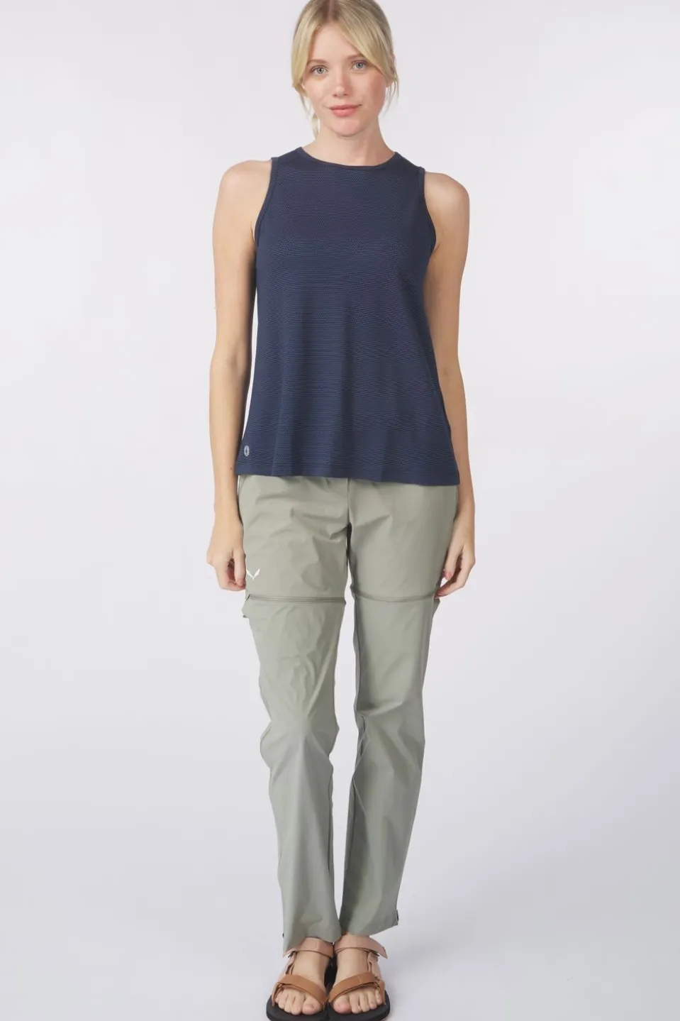 Débardeur Women'S Active Mesh High Neck Tank