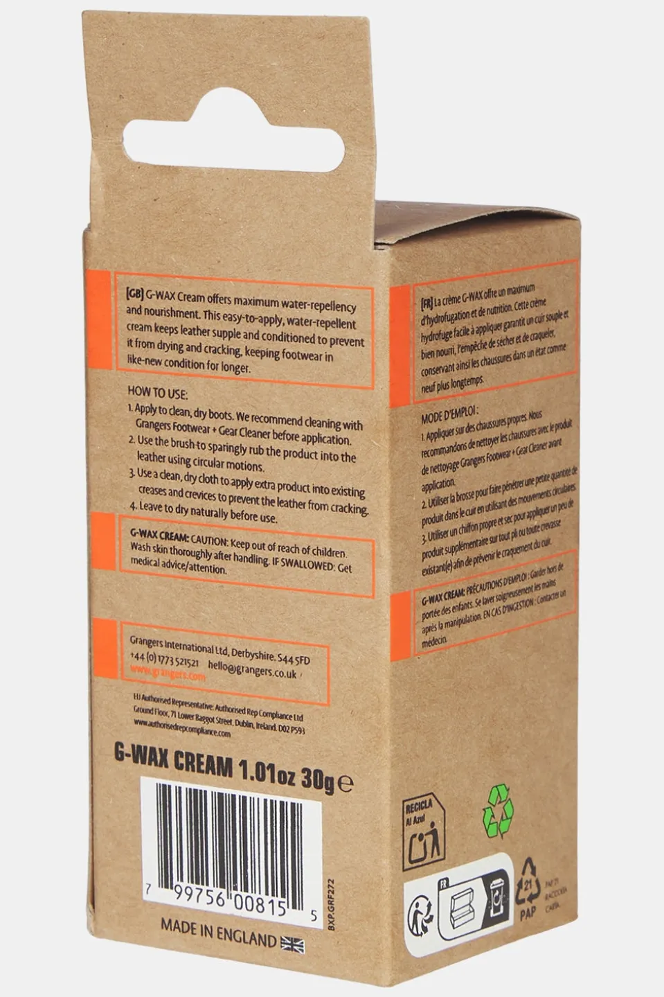 Entretien Des Chaussures Mini G-Wax Cream Kit