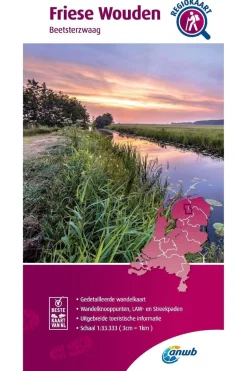 Friese Wouden wandelregiokaart