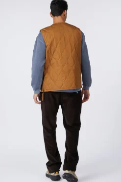 Gilet Military V-Neck Button Down Vest