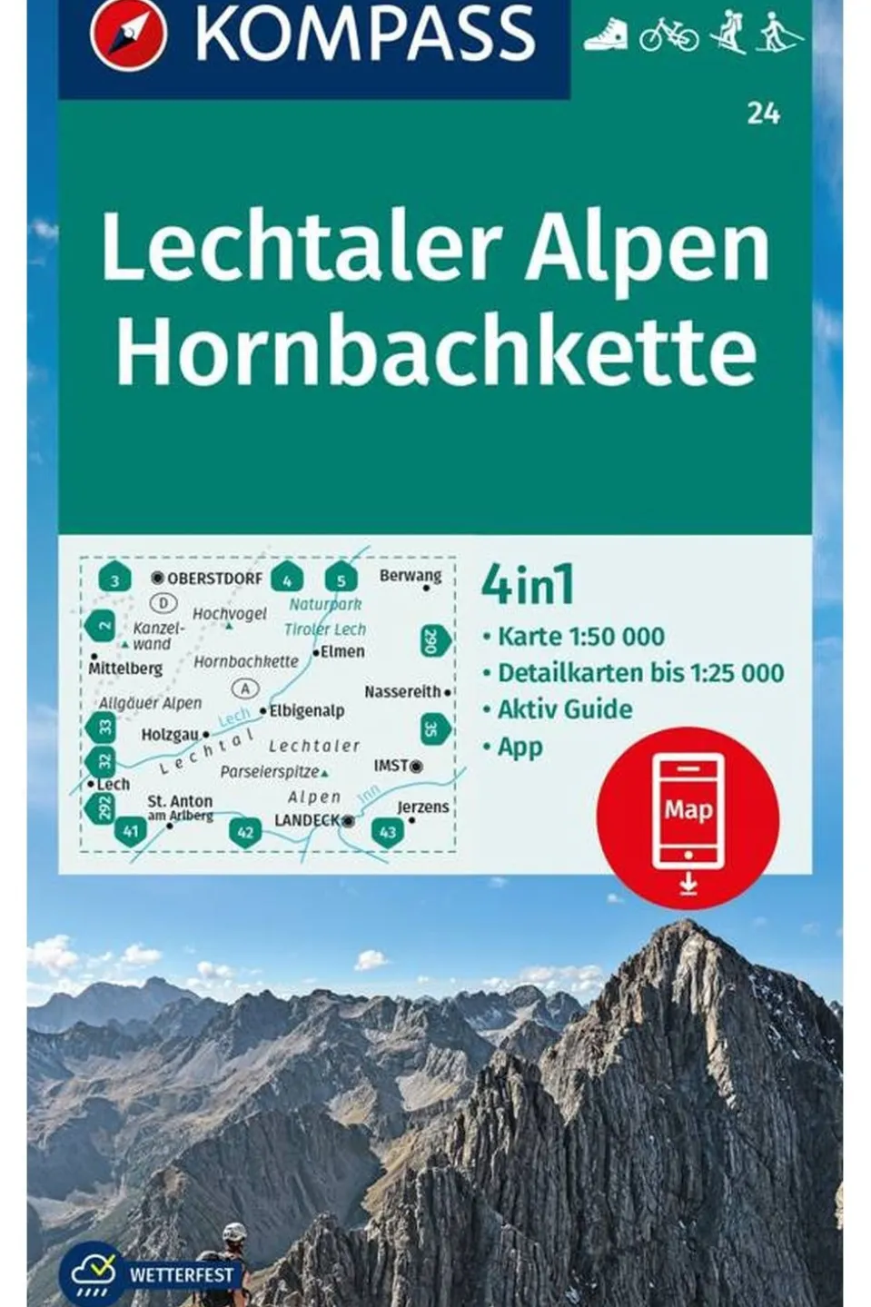 Lechtaler Alpen 24 GPS wp kompass Hornbachkette +AG