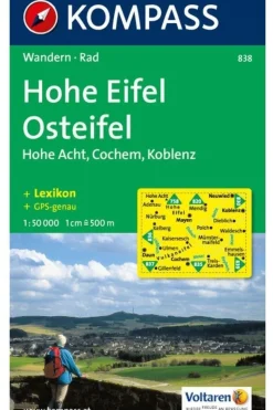 Livre XKOM Hohe-Eifel-838 GPS Osteifel,Hohe Acht,Cochem, Kobl.-UITV.