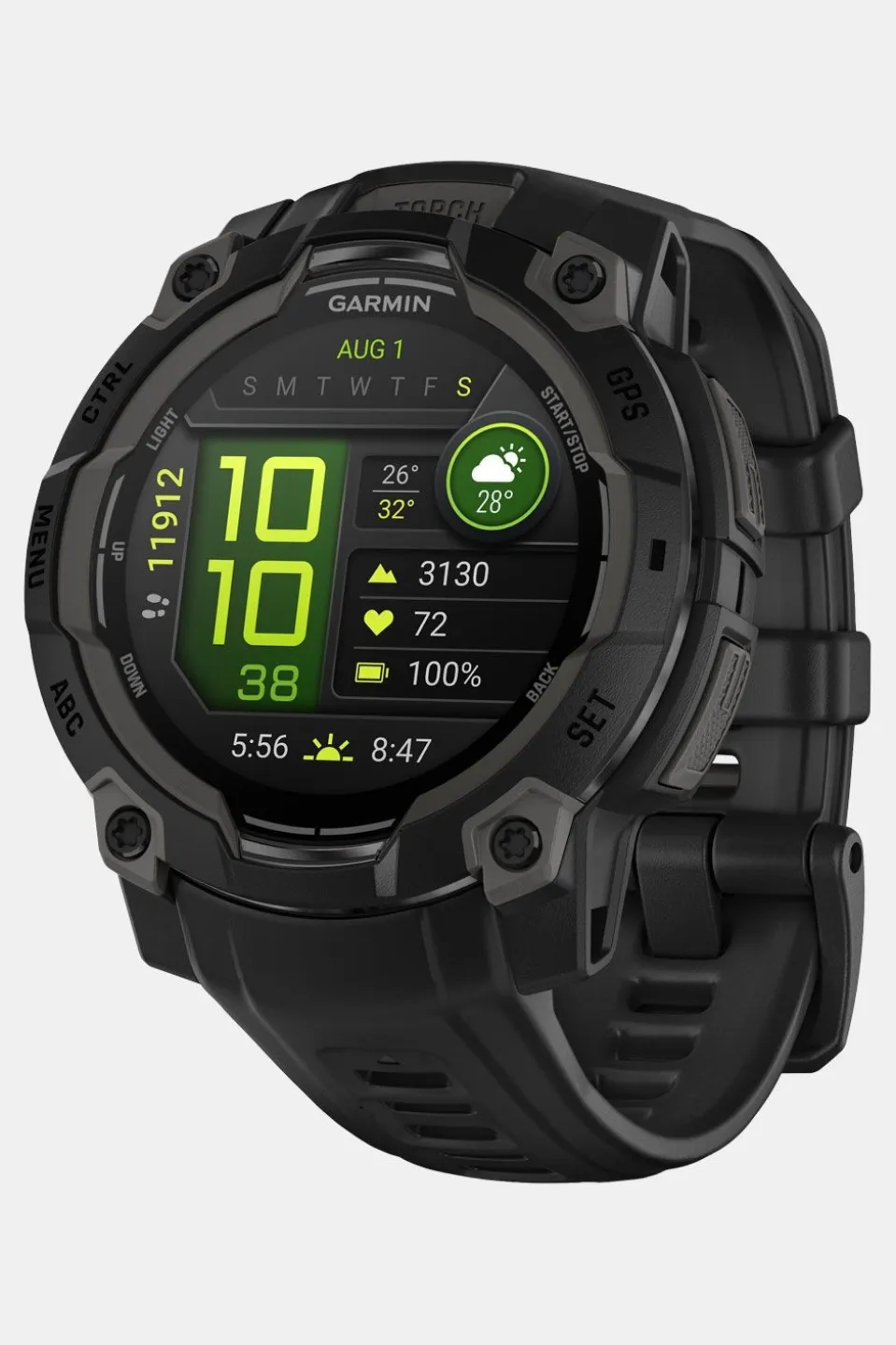 Montre De Sport Instinct 3, 45Mm, Amoled