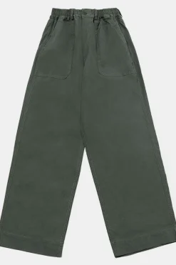 Pantalon One Tuck Wide Fatigue Pants