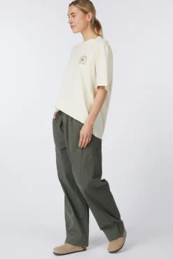 Pantalon One Tuck Wide Fatigue Pants