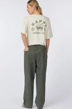 Pantalon One Tuck Wide Fatigue Pants
