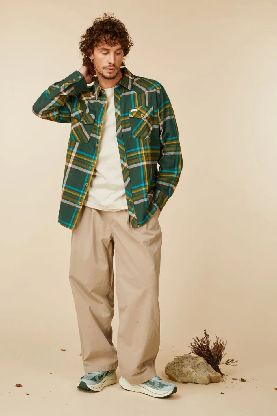 Pantalon Two Tuck Wide