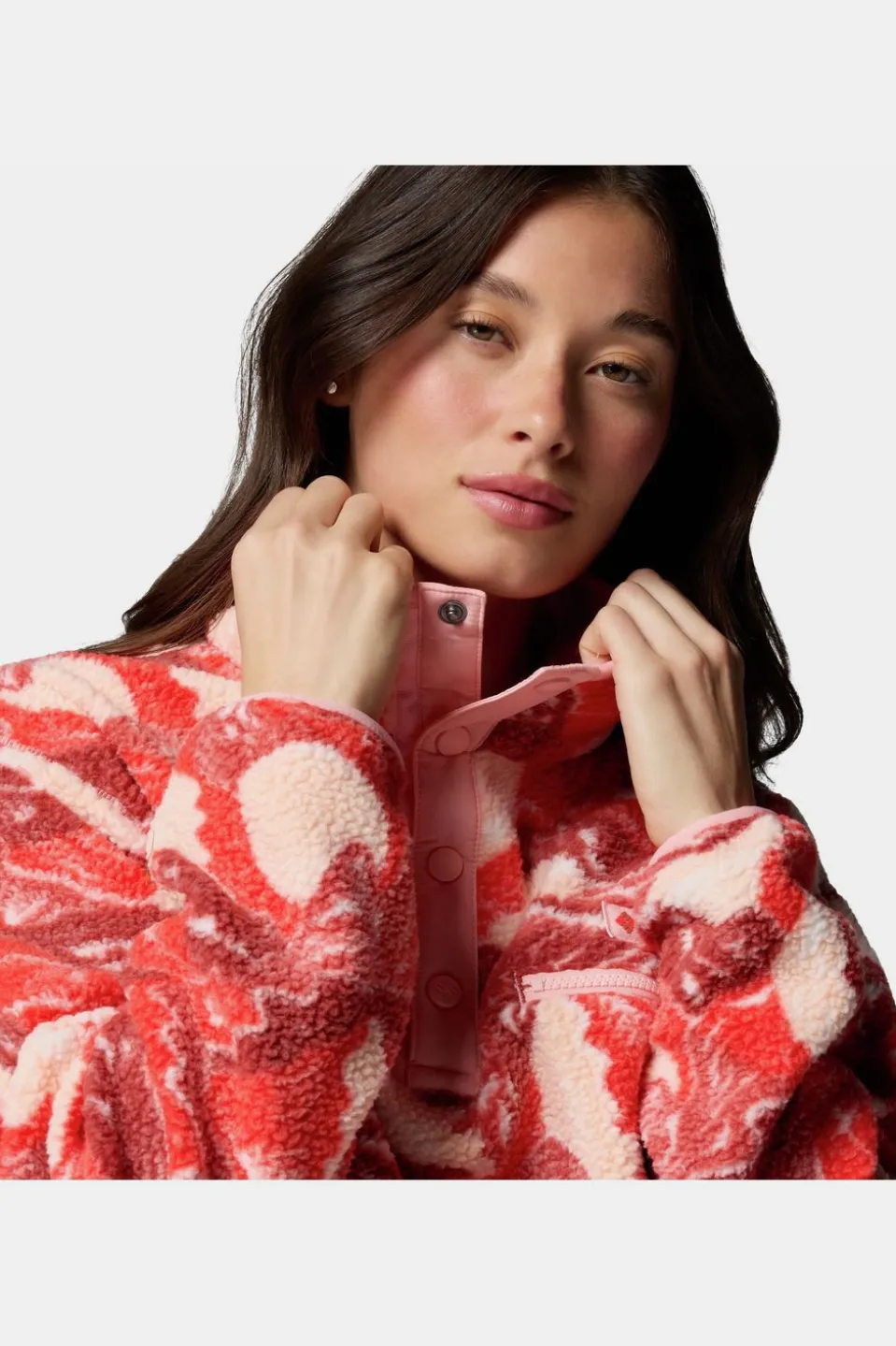 Polaire Helvetia™ II Printed Cropped Half Snap