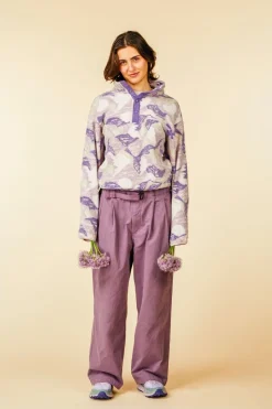 Polaire Helvetia™ II Printed Cropped Half Snap