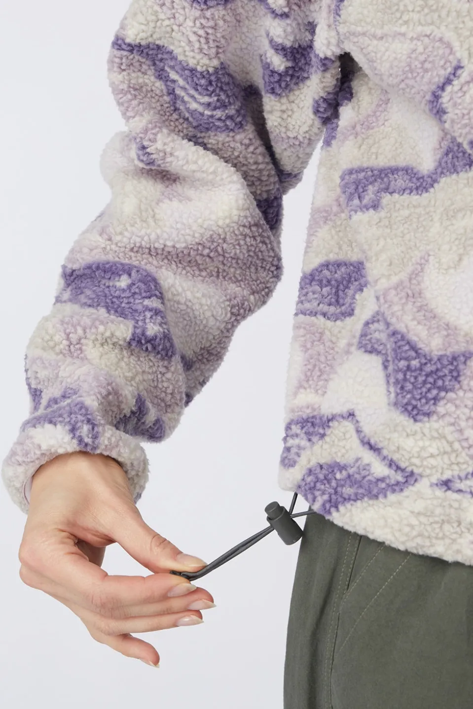 Polaire Helvetia™ II Printed Cropped Half Snap