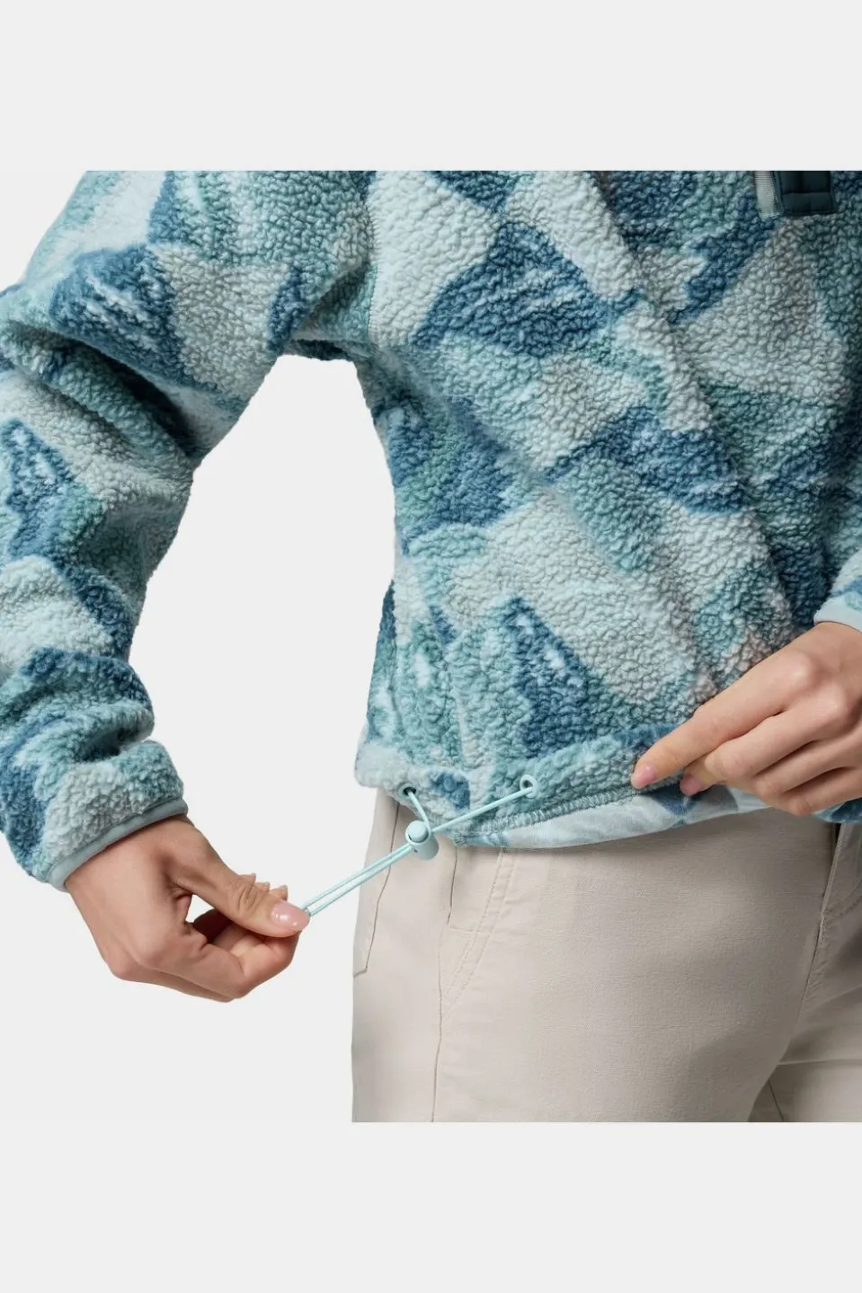 Polaire Helvetia™ II Printed Cropped Half Snap