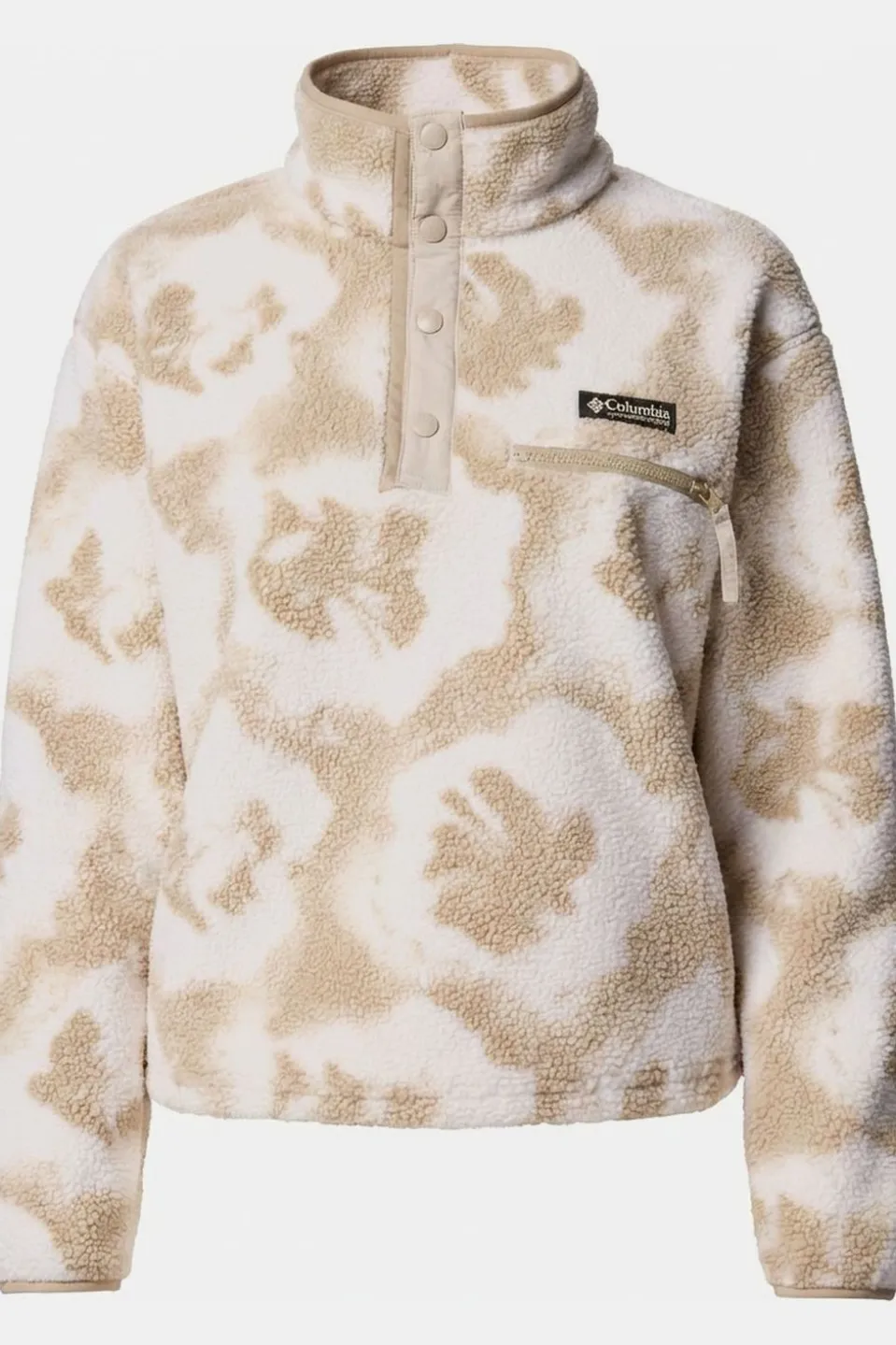 Polaire Helvetia™ II Printed Cropped Half Snap