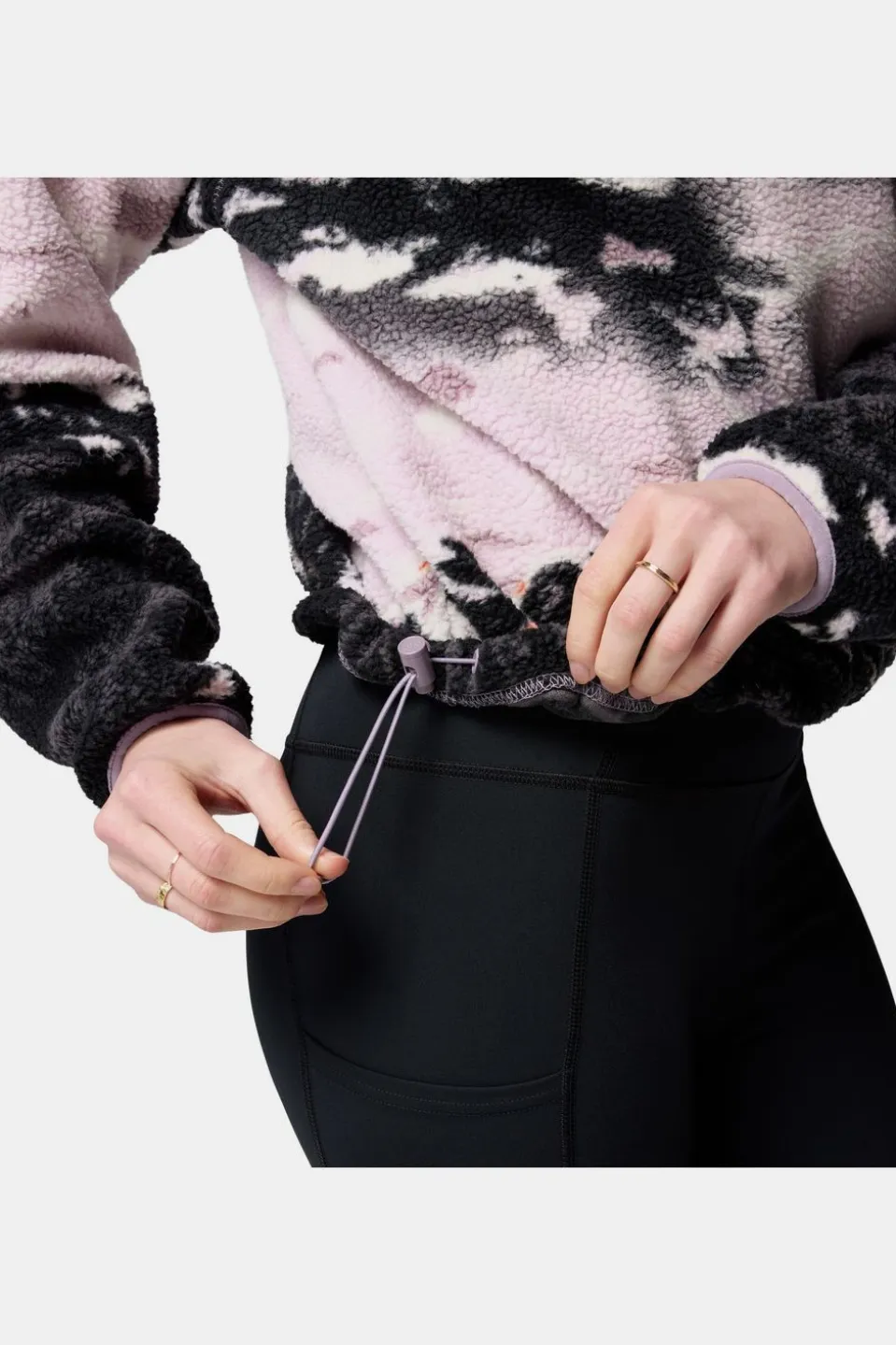 Polaire Helvetia™ II Printed Cropped Half Snap
