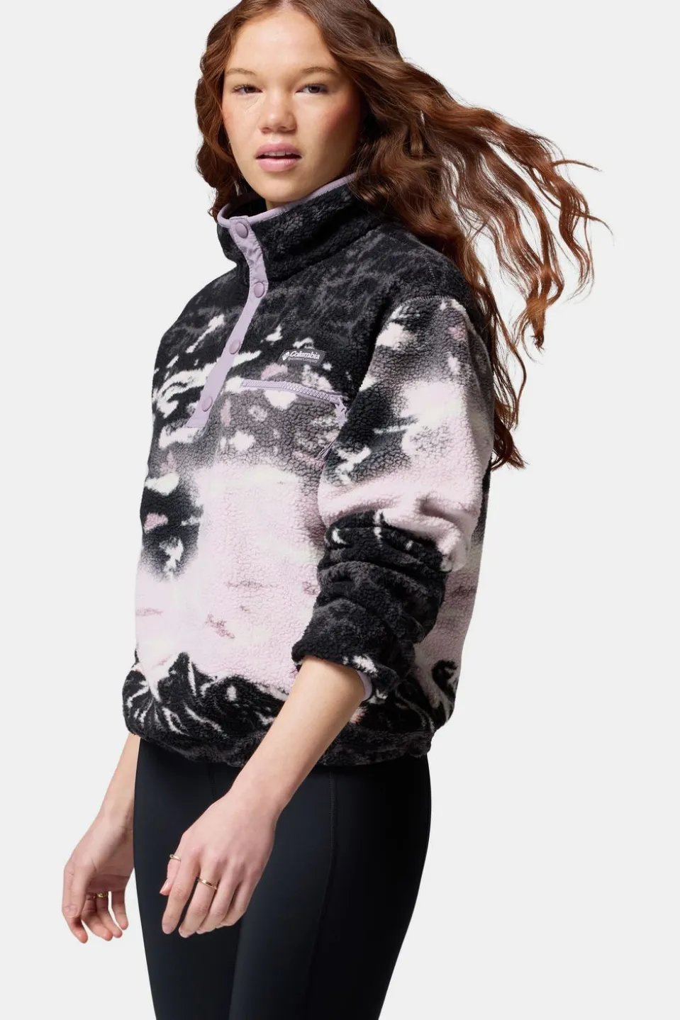 Polaire Helvetia™ II Printed Cropped Half Snap