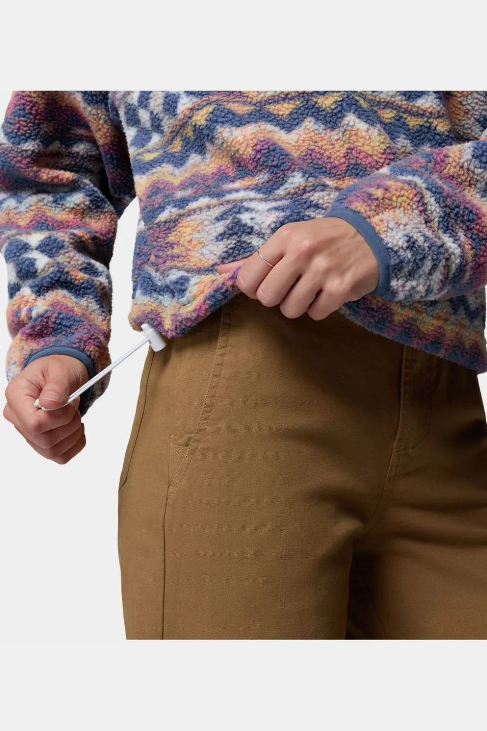 Polaire Helvetia™ II Printed Cropped Half Snap