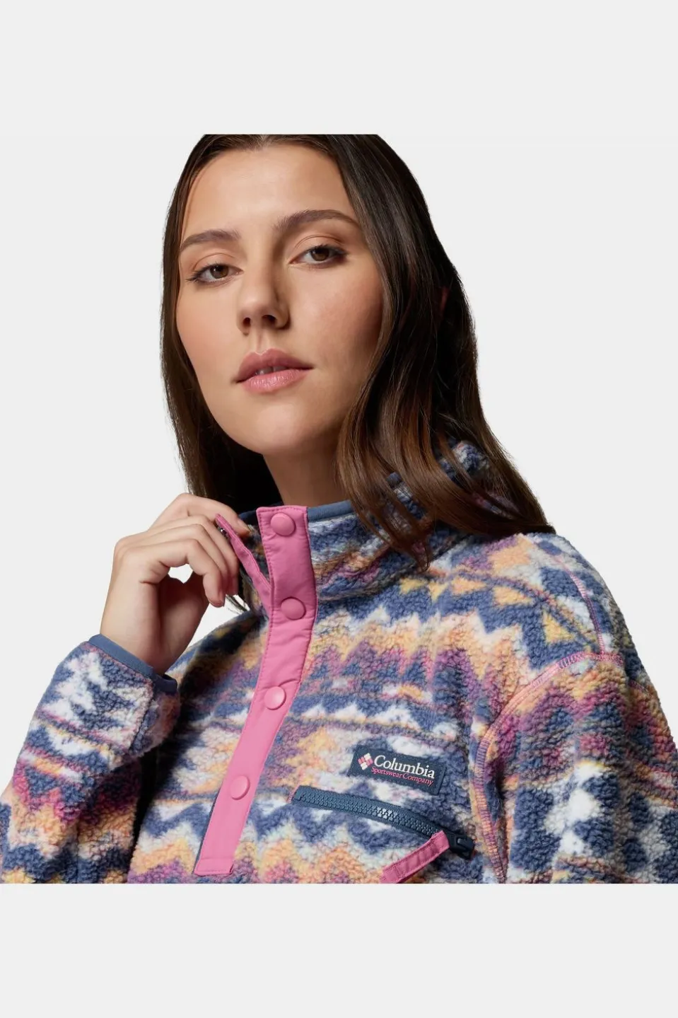 Polaire Helvetia™ II Printed Cropped Half Snap