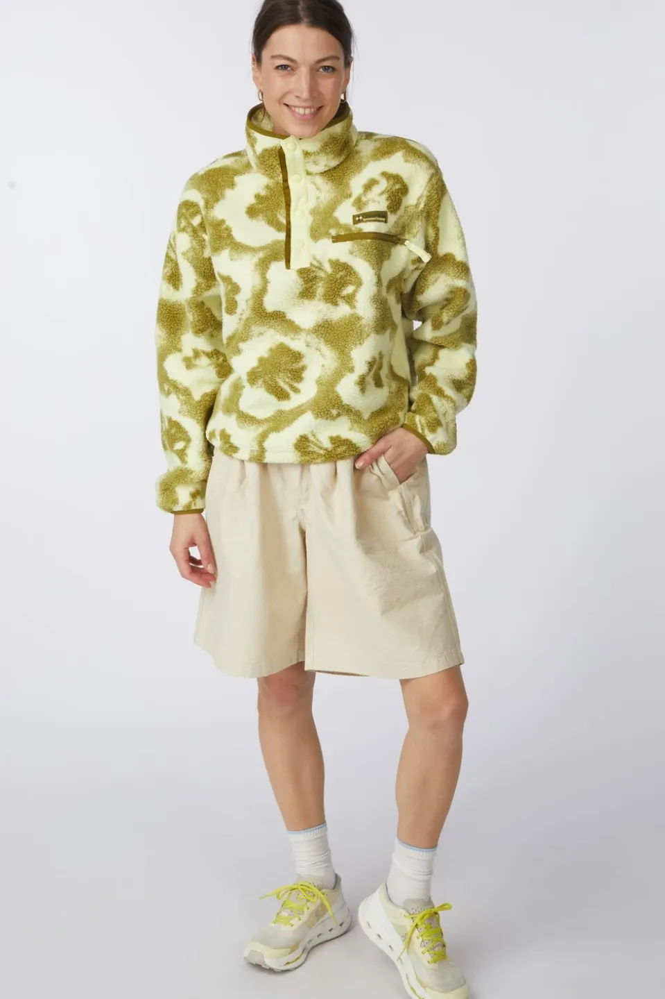 Polaire Helvetia™ II Printed Cropped Half Snap
