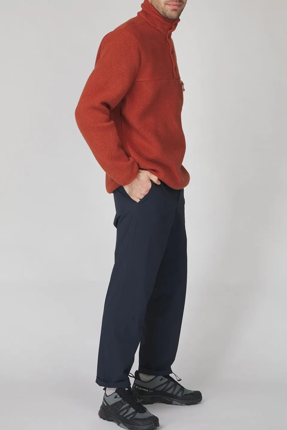 Polaire M Fleece Snap T-Neck