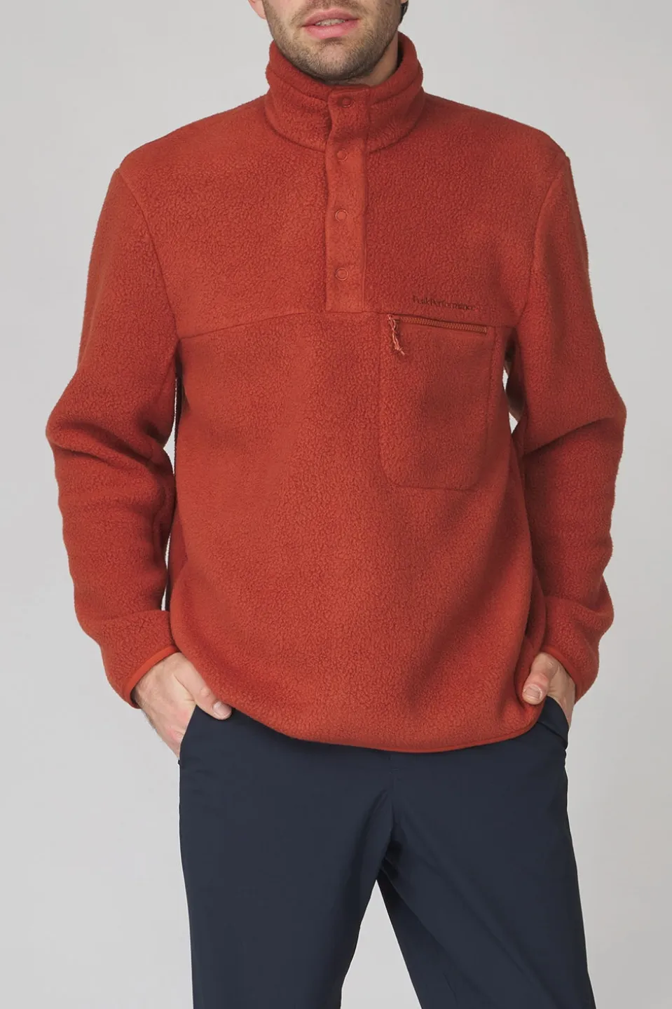 Polaire M Fleece Snap T-Neck