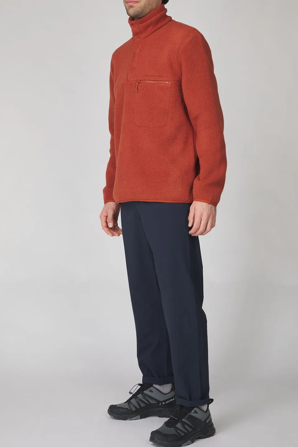 Polaire M Fleece Snap T-Neck
