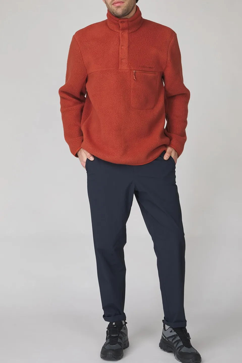 Polaire M Fleece Snap T-Neck