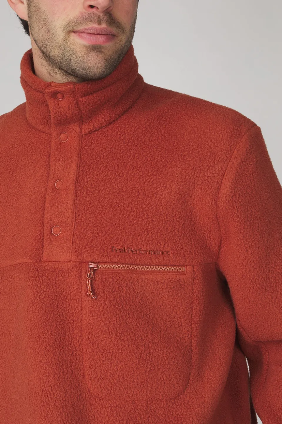 Polaire M Fleece Snap T-Neck