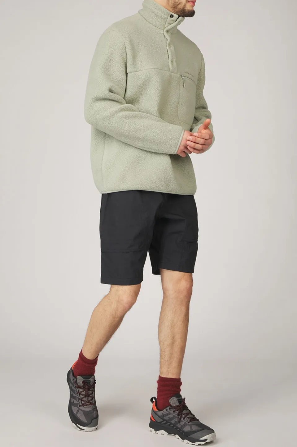Polaire M Fleece Snap T-Neck