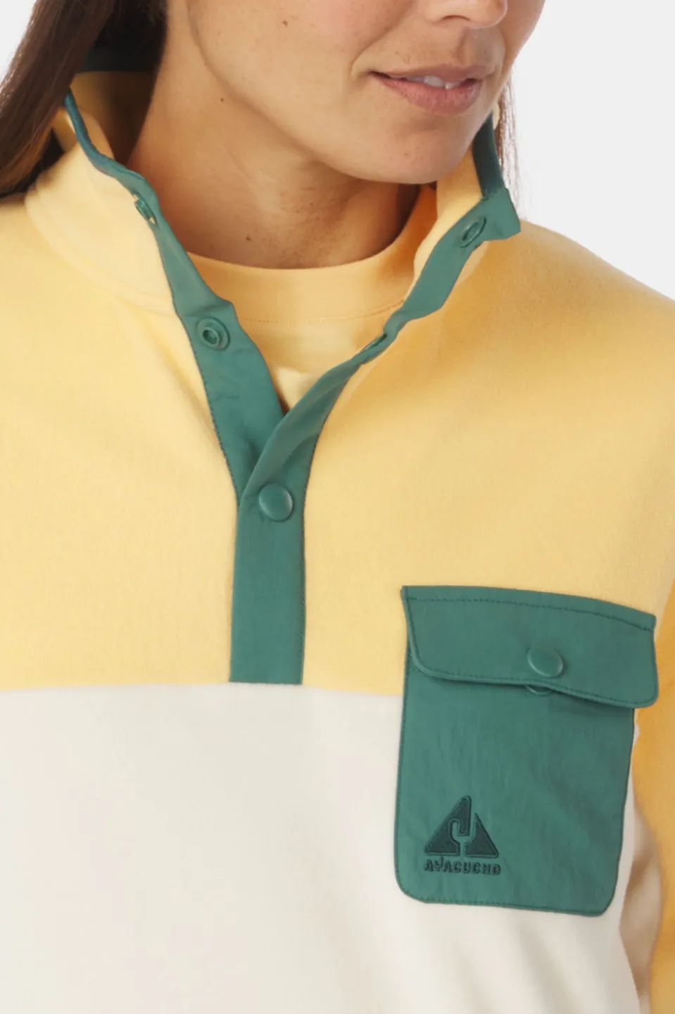 Polaire Peniche Micro Snap Pullover W