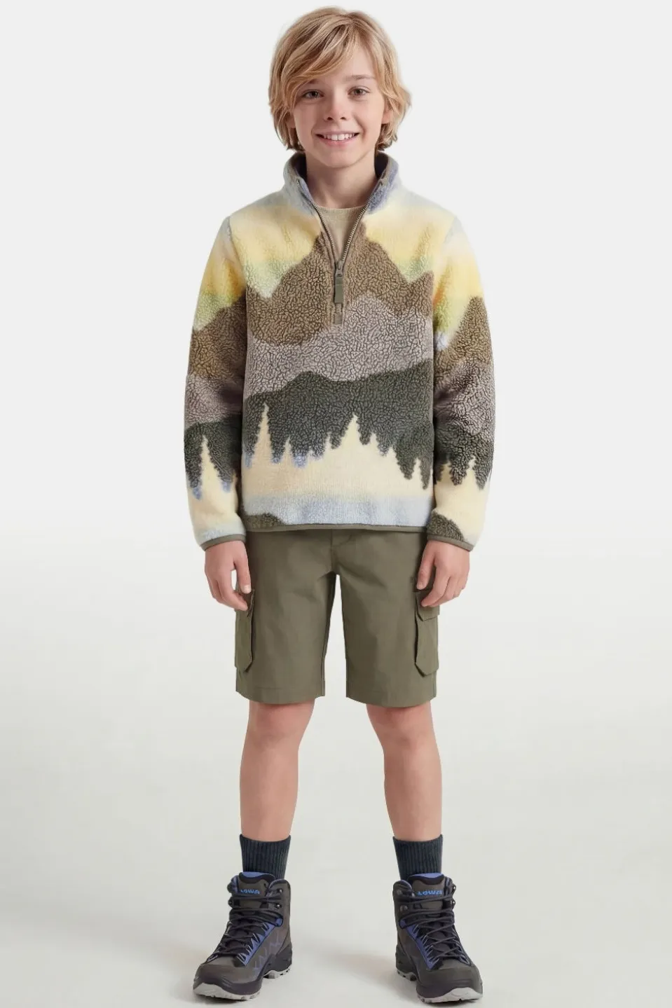 Polaire Randy 1/4 Zip Sherpa Fleece B