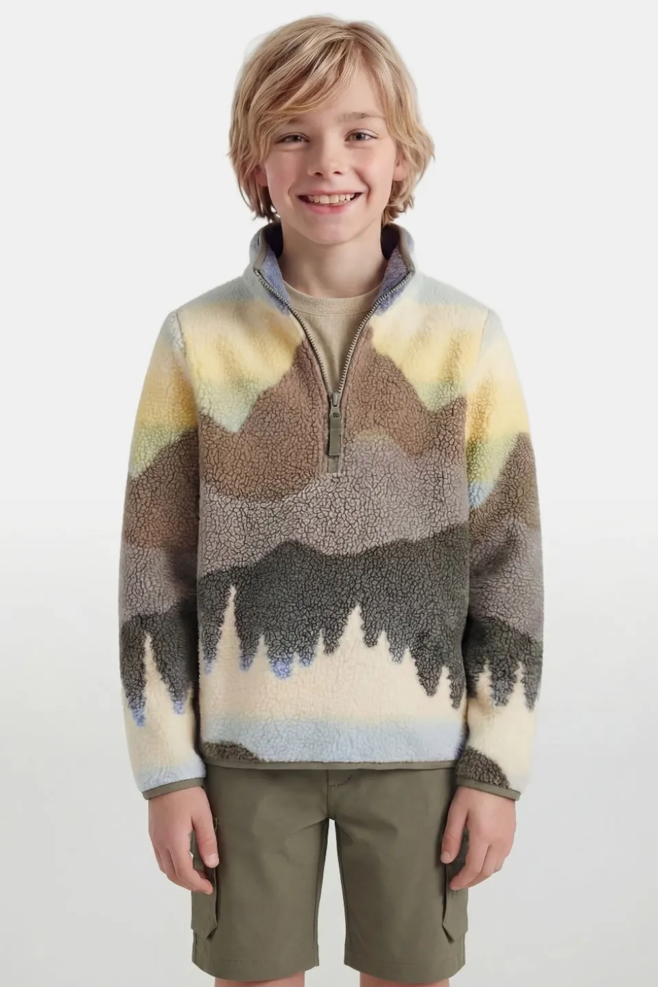 Polaire Randy 1/4 Zip Sherpa Fleece B