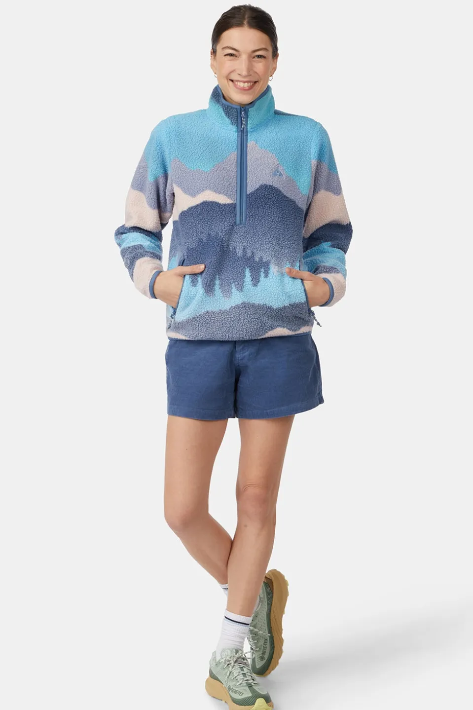Polaire Thirlmere 1/2 Zip Sherpa Fleece Jacket W