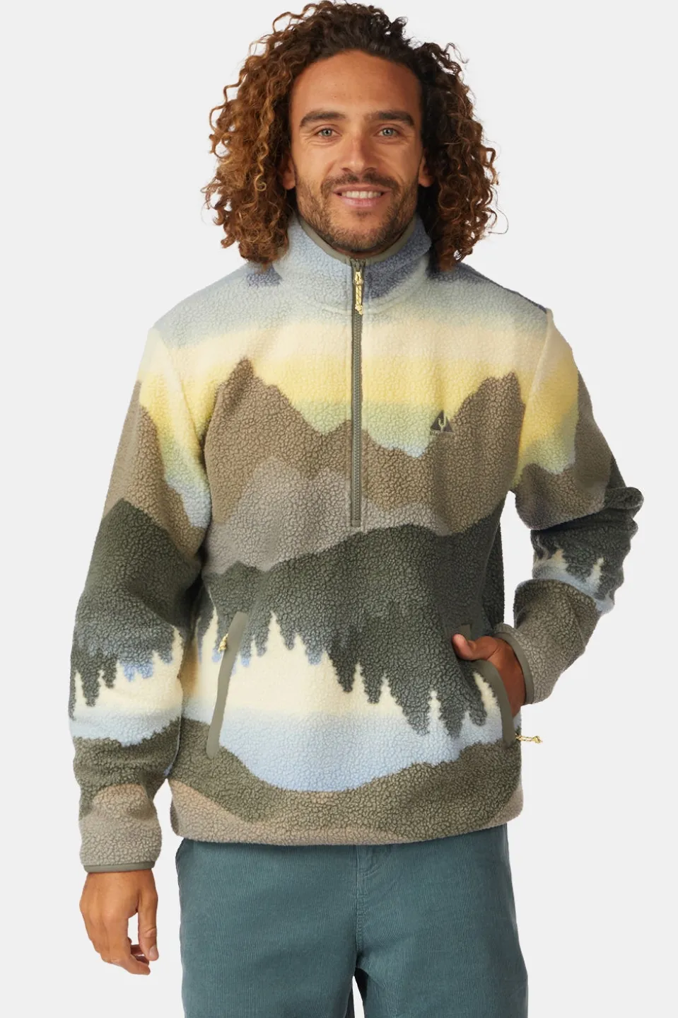 Polaire Thirlmere 1/2 Zip Sherpa Fleece Jacket M