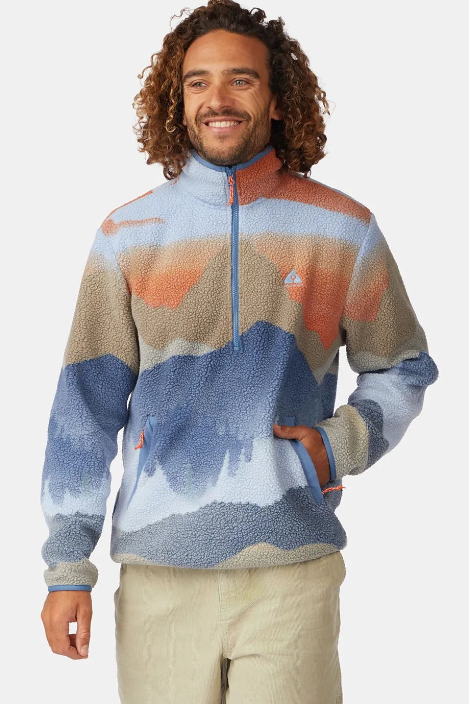 Polaire Thirlmere 1/2 Zip Sherpa Fleece Jacket M