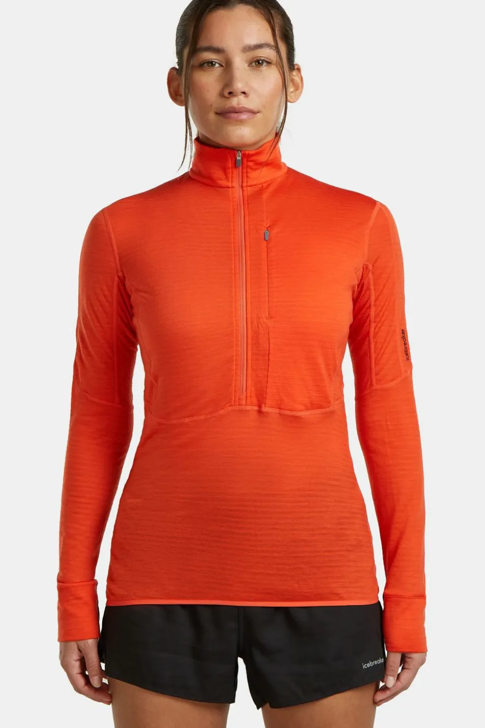 Polaire Women Merino 200 Realfleece Descender Ls Half Zip