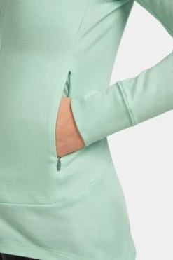 Polaire Womens Merino 260 Quantum Iv Ls Zip Hood