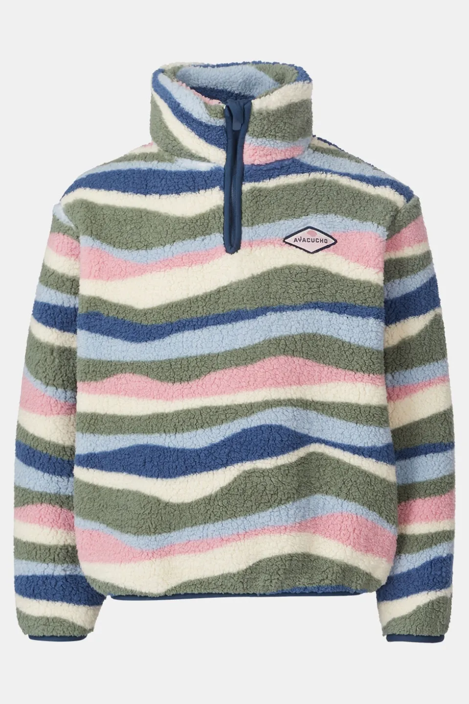 Polaire Zilan Printed Wave Fleece G