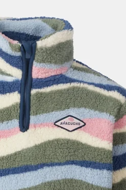 Polaire Zilan Printed Wave Fleece G