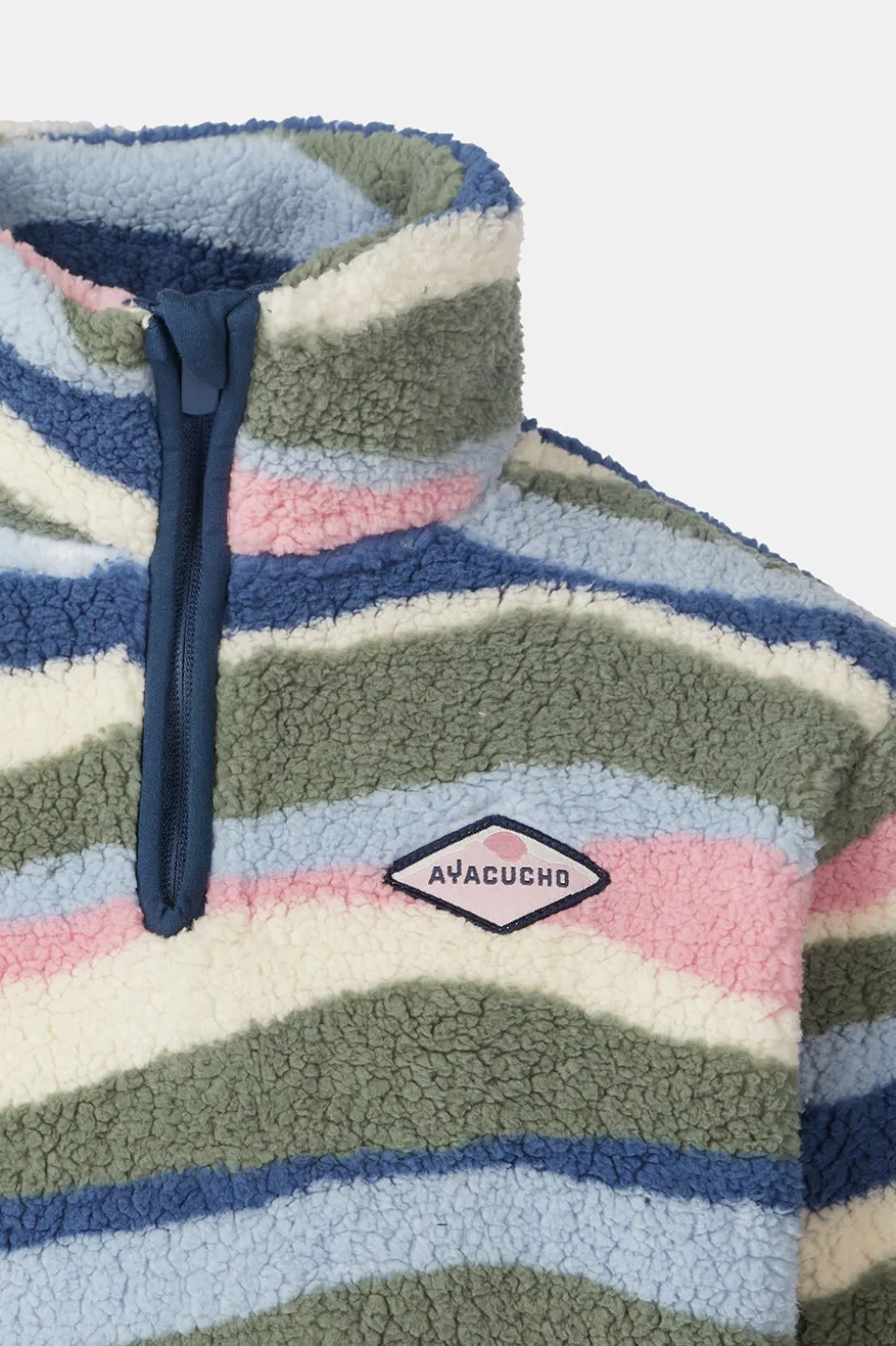 Polaire Zilan Printed Wave Fleece G