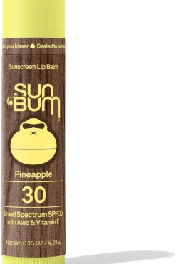 Protection Solaire Sun Bum Original Spf 30 Sunscreen Lip Balm – Pineapple
