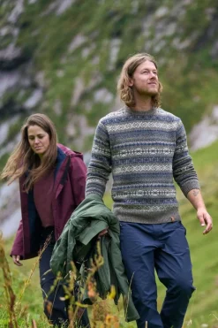 Pull Coniston Fair Isle Crew Neck M