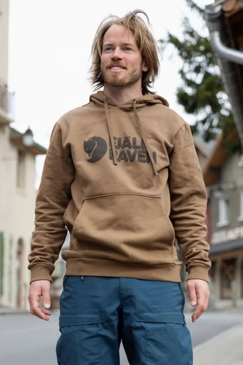 Pull Fjällräven Logo Hoodie M