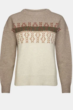Pull Lugano Jaquard Wool Jumper W