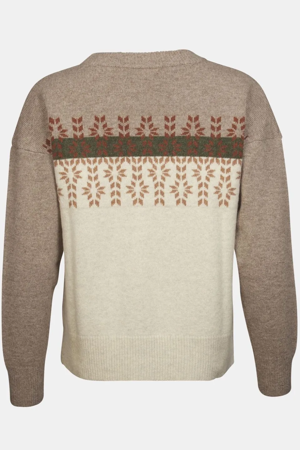 Pull Lugano Jaquard Wool Jumper W